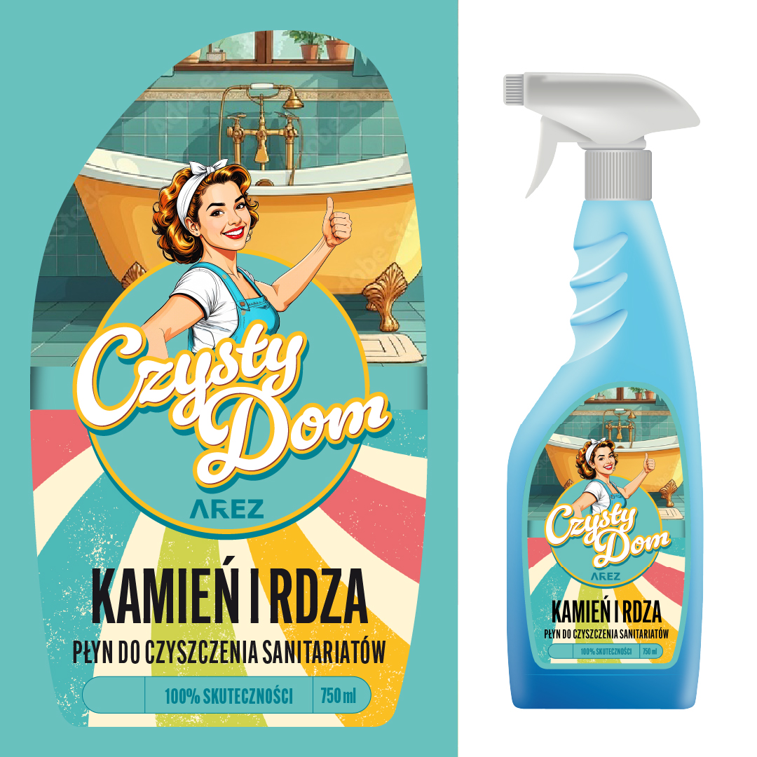 Płyn do czyszczenia sanitariatów KAMIEŃ I RDZA