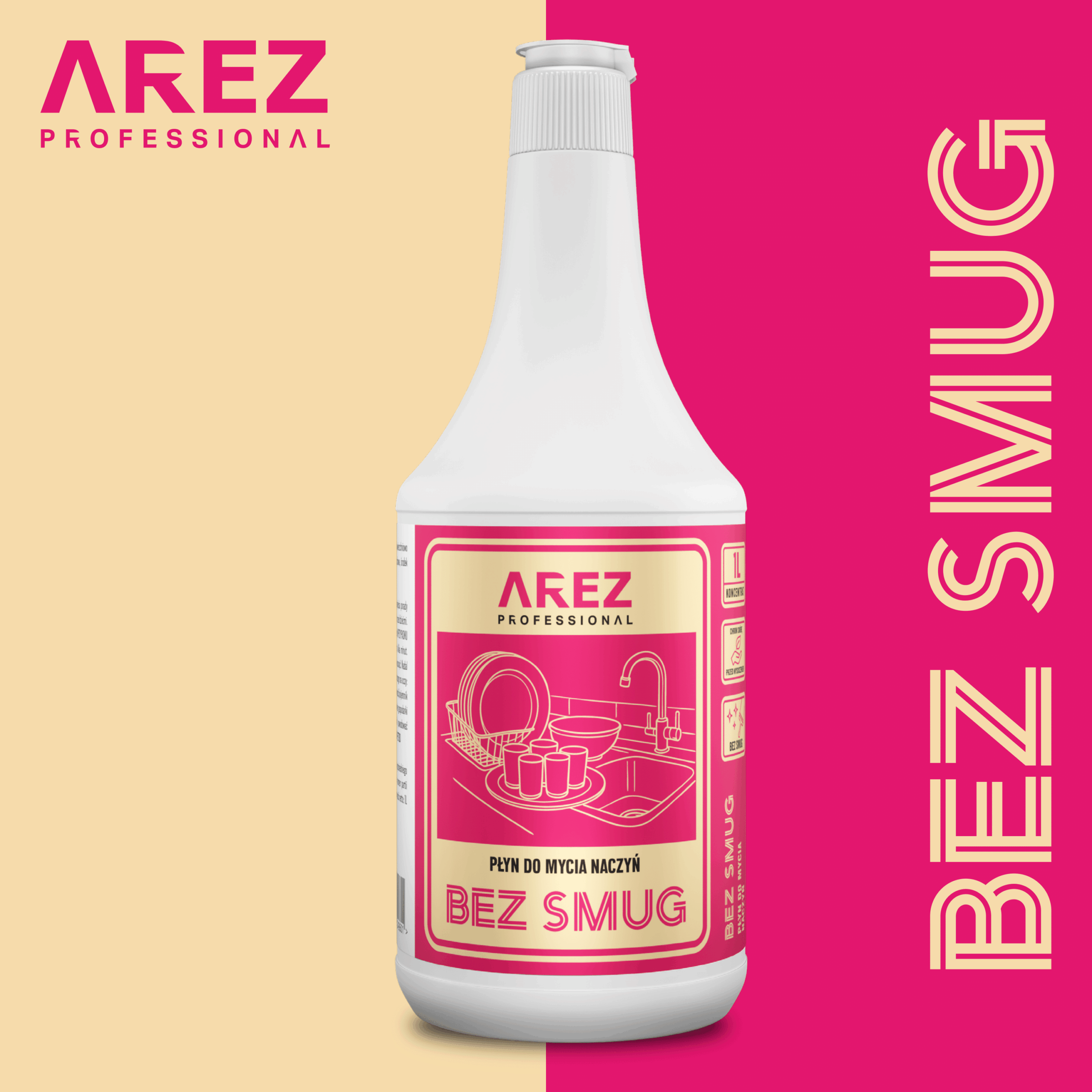 Płyn do mycia naczyń BEZ SMUG