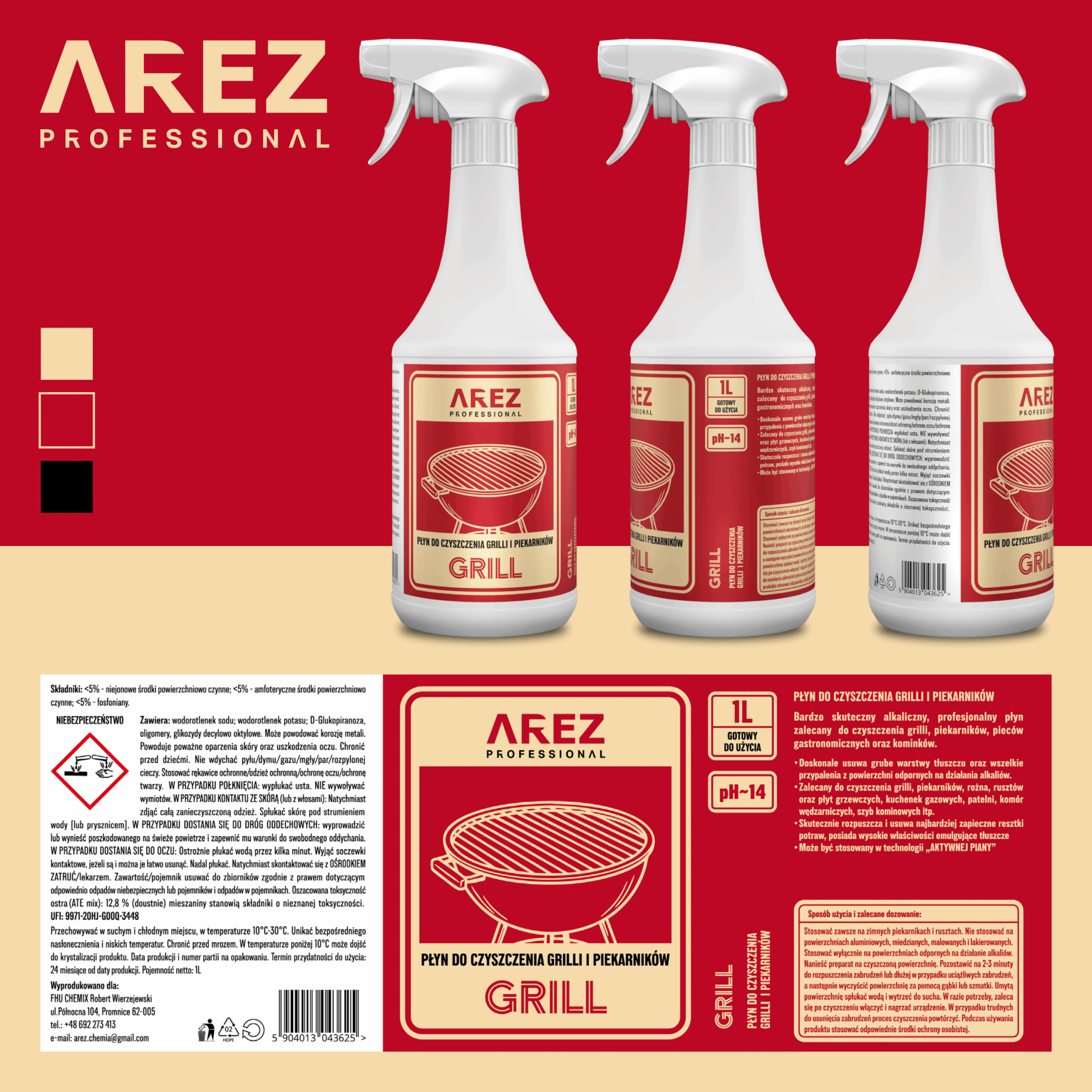 Płyn do czyszczenia grilli i piekarników - obrazek 2